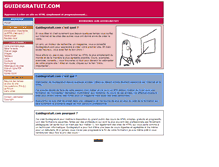 Tablet Screenshot of guidegratuit.com